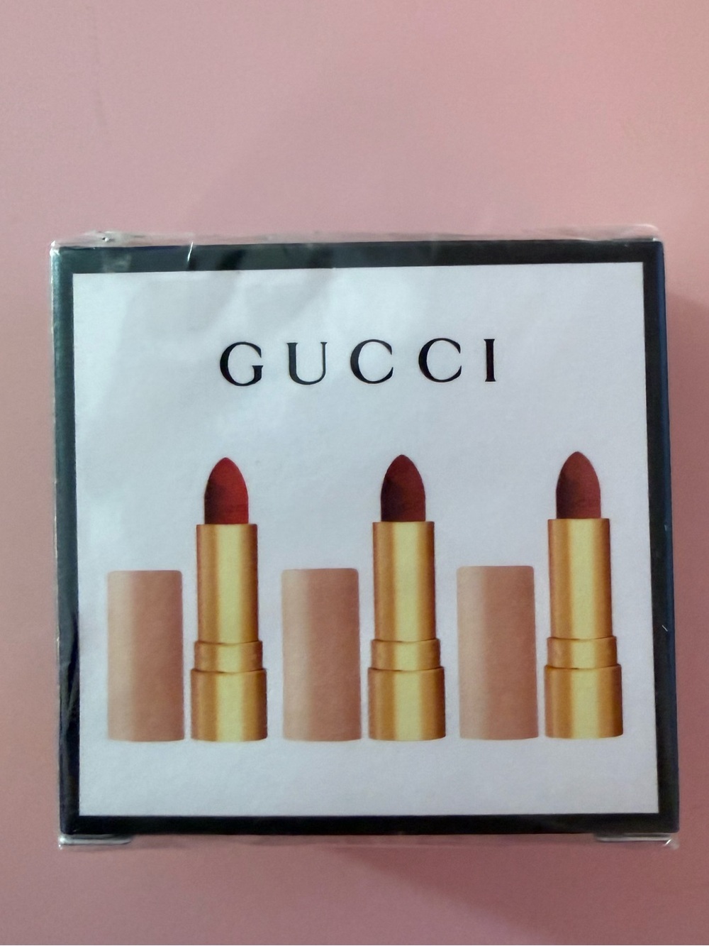 Gucci Mini Lipstick Trio Set NEW Sealed